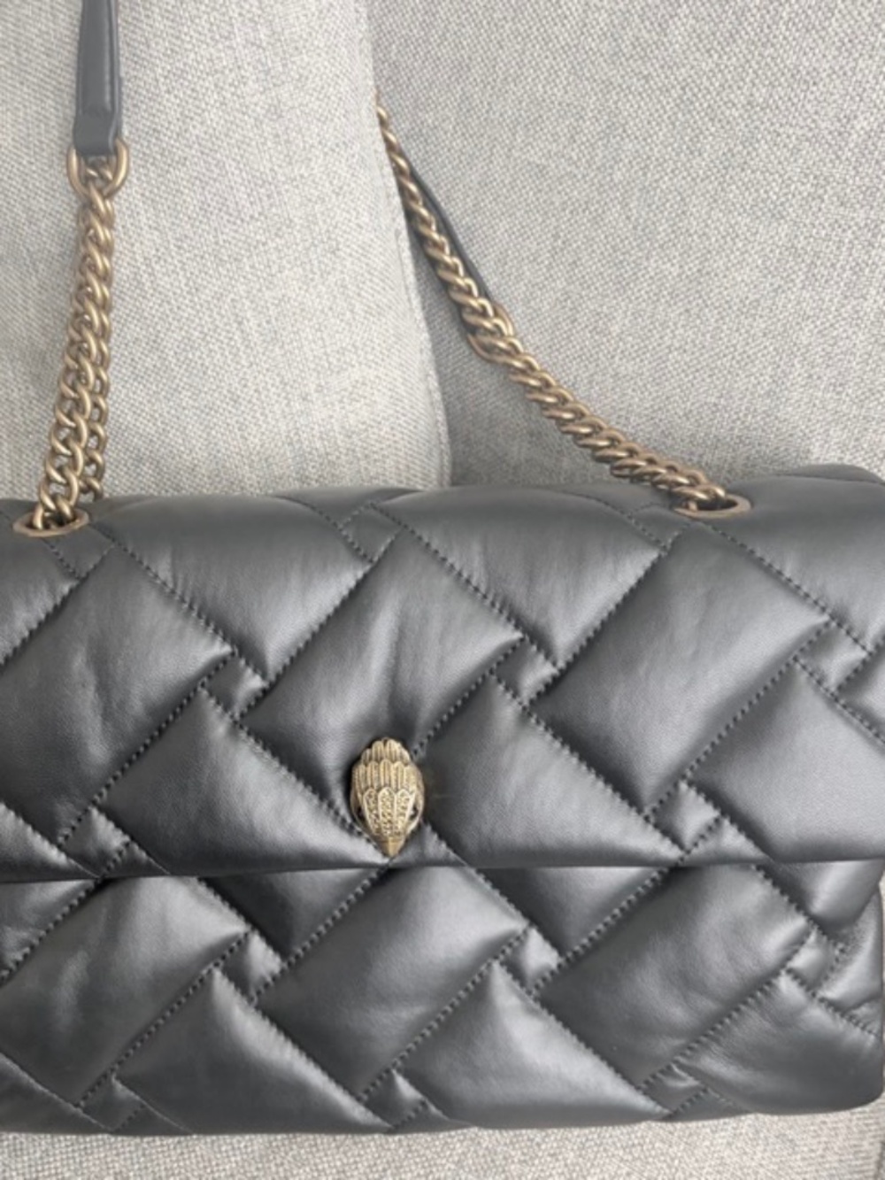 KURT GEIGER LONDON Kensington XXL Soft Quilted Leather Shoulder